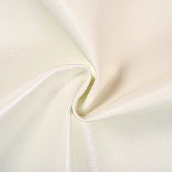 Ткань Дерматин (Кожзам) для мебели, цвет Белый (на отрез)  в Воскресенске
