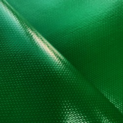 Ткань ПВХ 600 гр/м2 плотная, Зелёный (Ширина 150см), на отрез  в Воскресенске