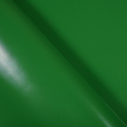 Ткань ПВХ 450 гр/м2, Зелёный (Ширина 160см), на отрез  в Воскресенске