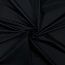 Ткань Дюспо 240Т WR PU Milky, цвет Черный (на отрез)  в Воскресенске