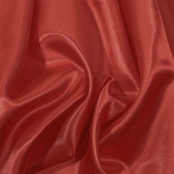 Ткань Атлас-сатин, цвет Красный (на отрез)  в Воскресенске