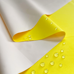 Водонепроницаемая Дышащая Мембранная ткань PU 10'000, цвет Жёлтый (на отрез)  в Воскресенске