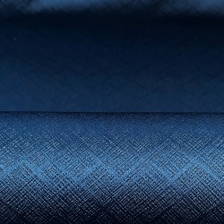 Ткань Блэкаут для штор светозатемняющая 100% &quot;Орнамент Синий&quot; (на отрез)  в Воскресенске